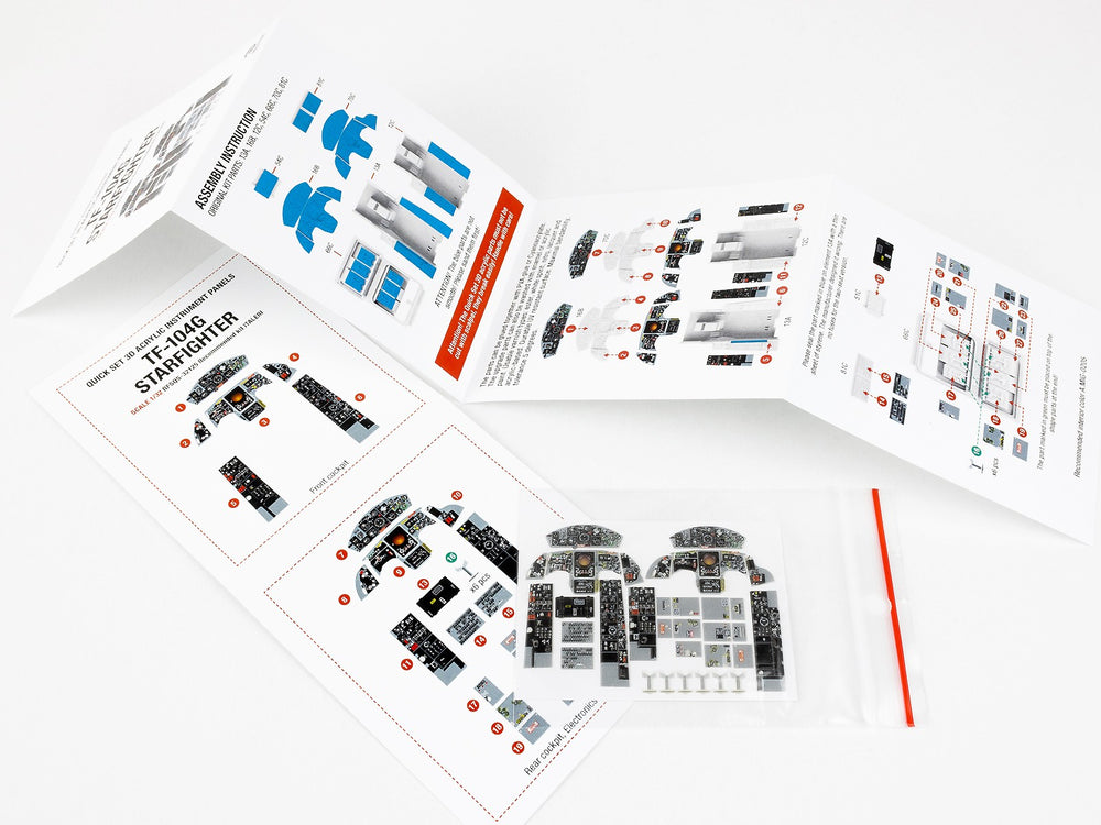 Red Fox RFS-32125 1:32 TF-104G Starfighter 3D Instrument Panel