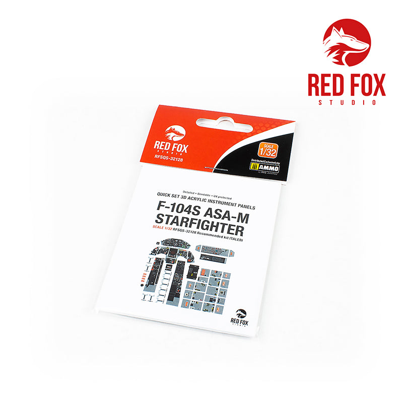 Red Fox RFS-32128 1:32 F-104S ASA M Starfighter 3D Panel