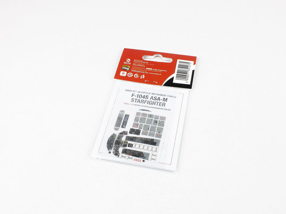 Red Fox RFS-32128 1:32 F-104S ASA M Starfighter 3D Panel