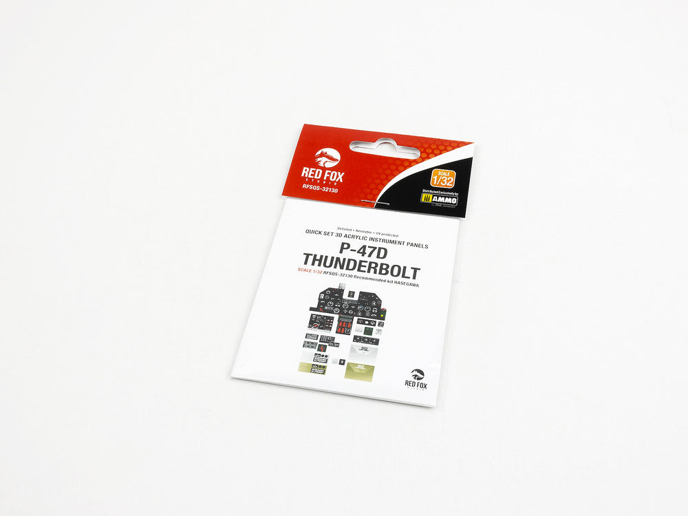 Red Fox Studio RFS-32130 1:32 Republic P-47D Thunderbolt 3D Acrylic Instr. Panel