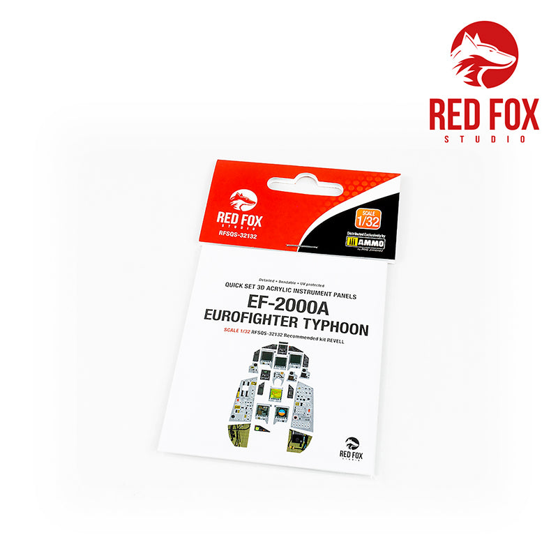 Red Fox RFS-32132 1:32 EF-2000A Typhoon 3D Acrylic Instrument Panel