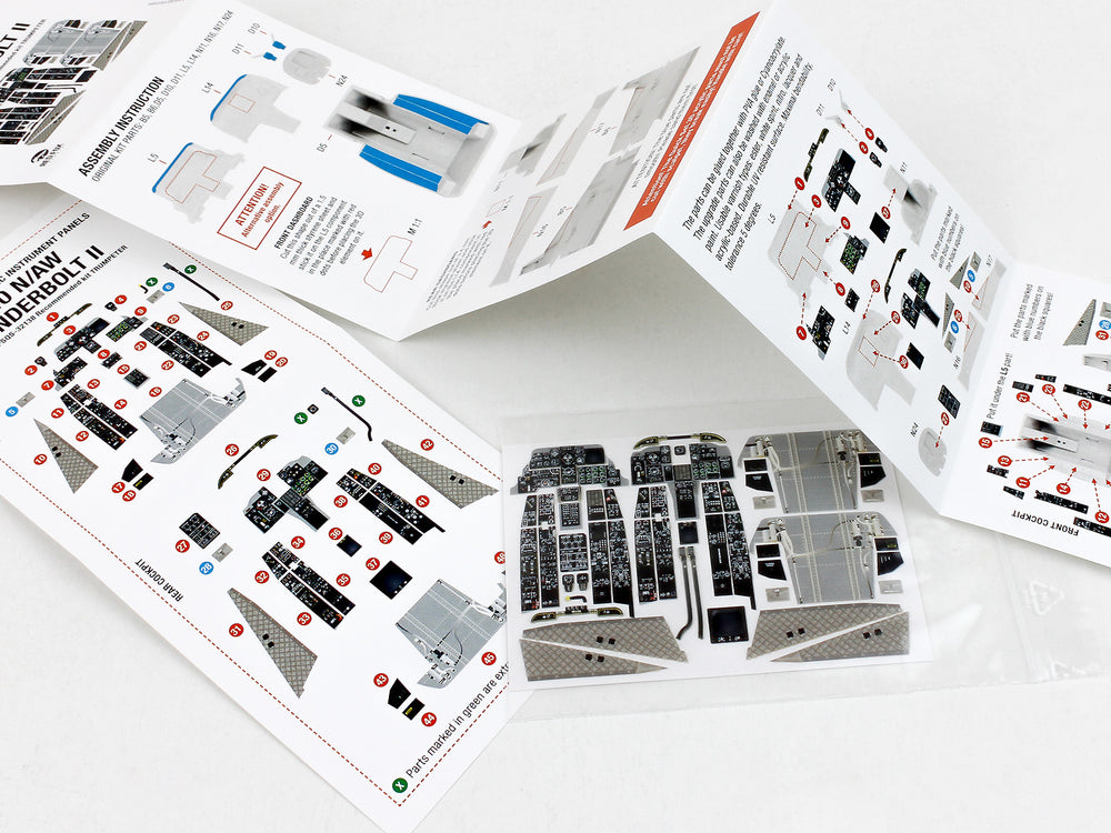 Red Fox RFS-32138 1:32 A-10 N/AW Thunderbolt II 3D Panel