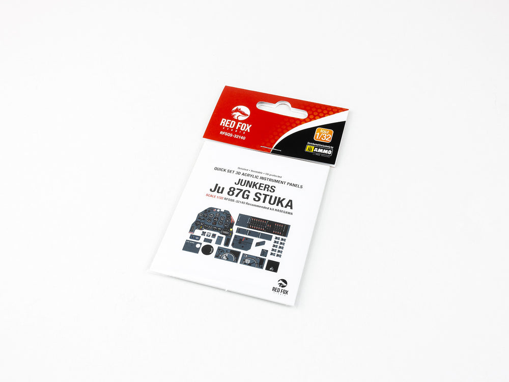 Red Fox Studio RFS-32140 1:32 Junkers Ju-87G Stuka 3D Acrylic Instrument Panel