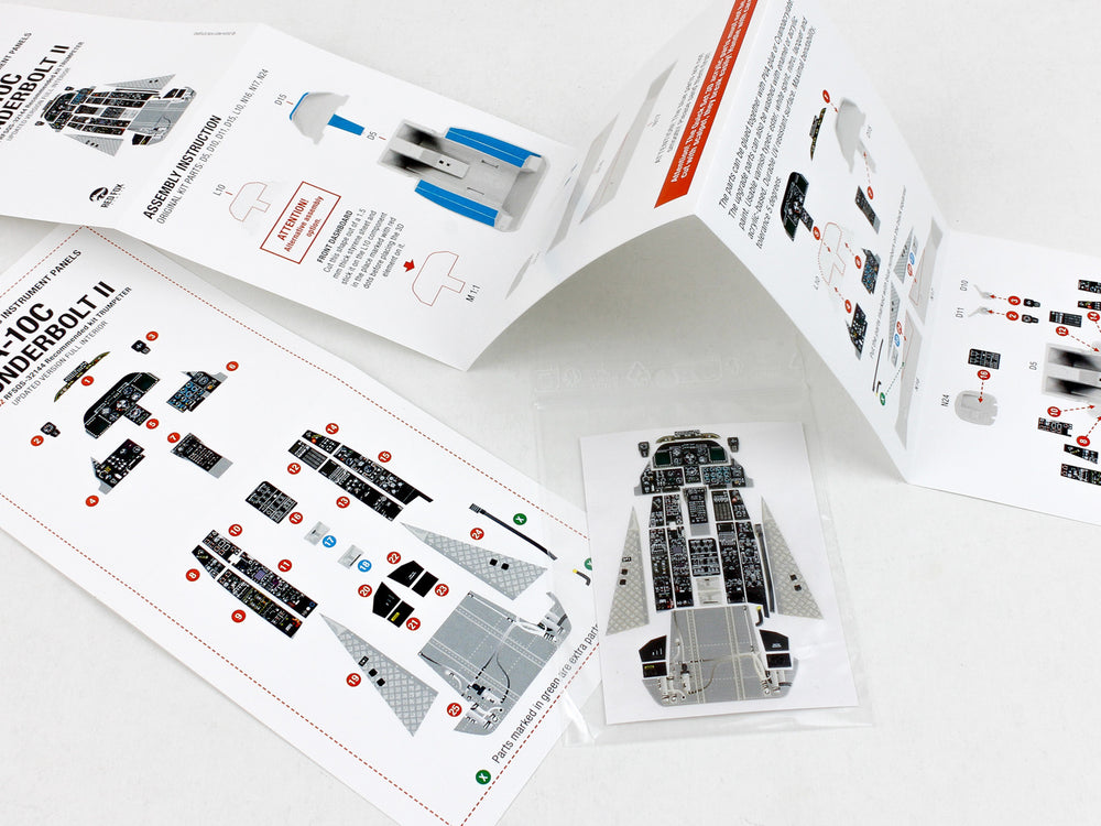 Red Fox RFS-32144 1:32 A-10C Thunderbolt II Full Interior 3D Panel