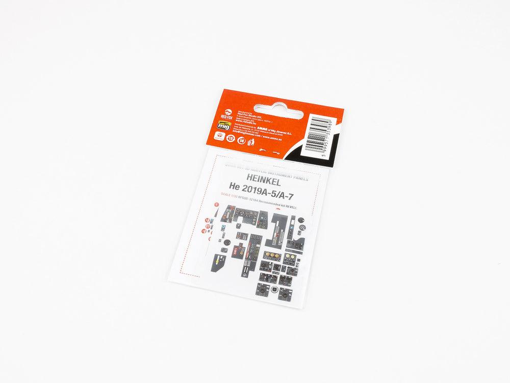 Red Fox Studio RFS-32184 1:32 Heinkel He-219A-5/A-7 UHU 3D Acrylic Instr. Panel