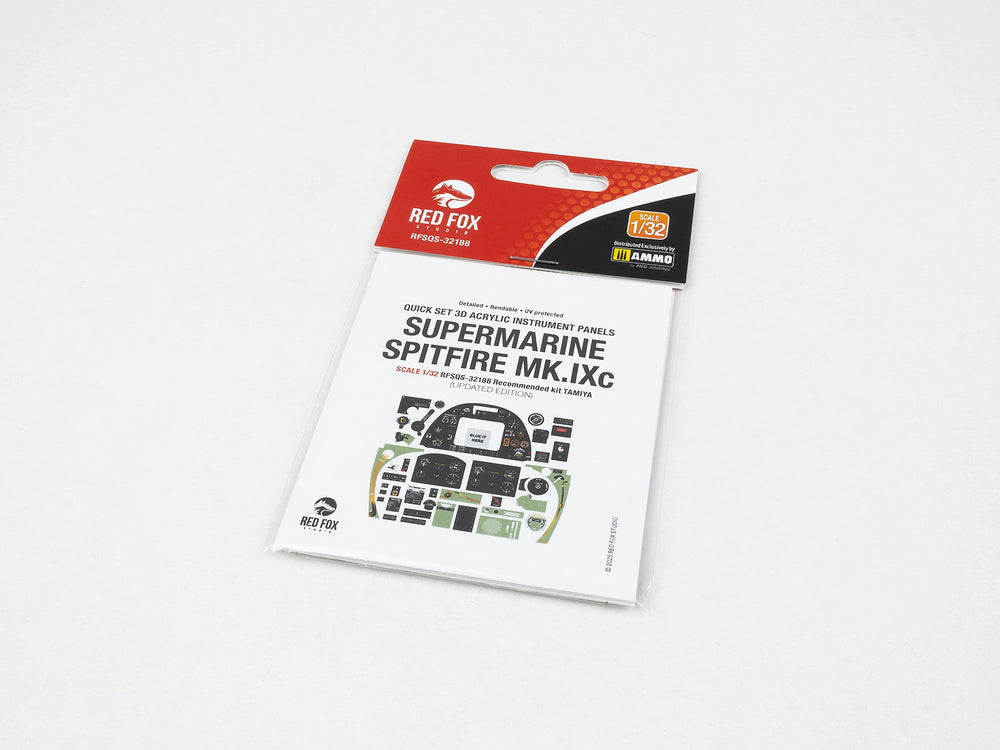 Red Fox RFS-32188 1:32 Spitfire Mk.IXc Updated 3D Instrument Panel