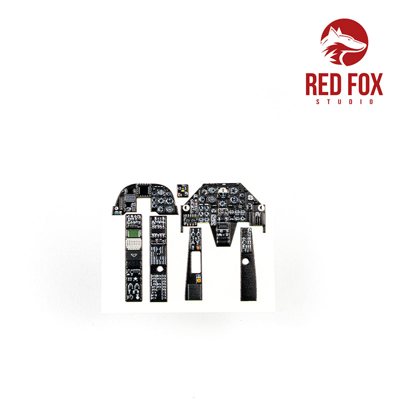 Red Fox RFS-35001 1:35 AH-1W Super Cobra 3D Instrument Panel