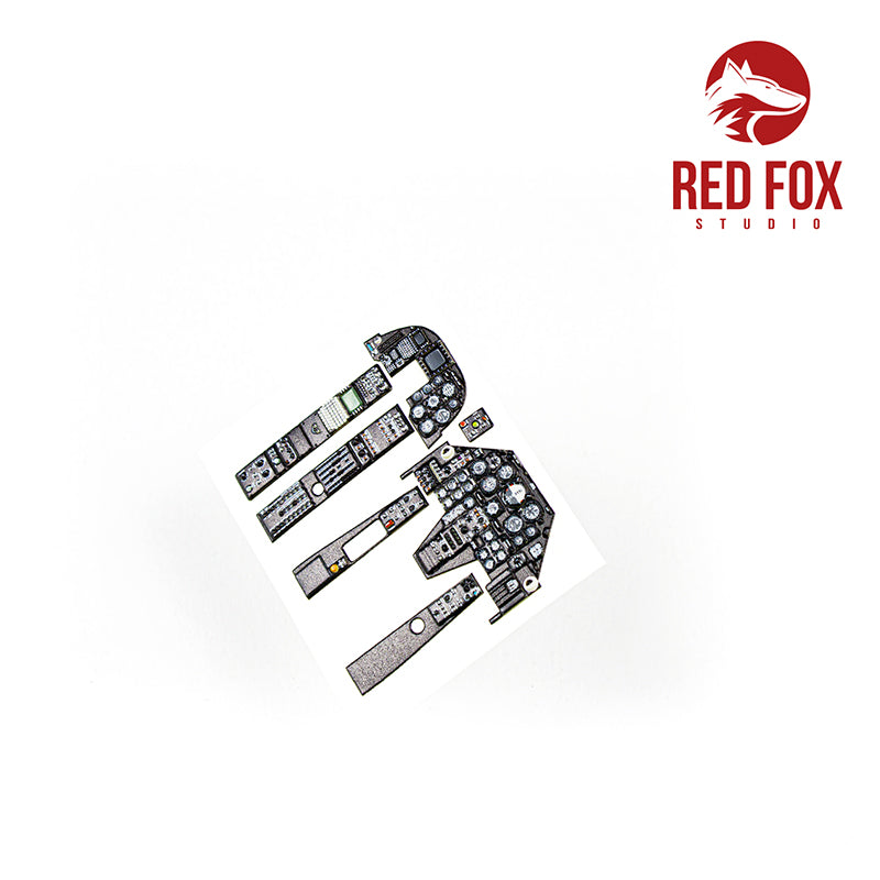 Red Fox RFS-35001 1:35 AH-1W Super Cobra 3D Instrument Panel