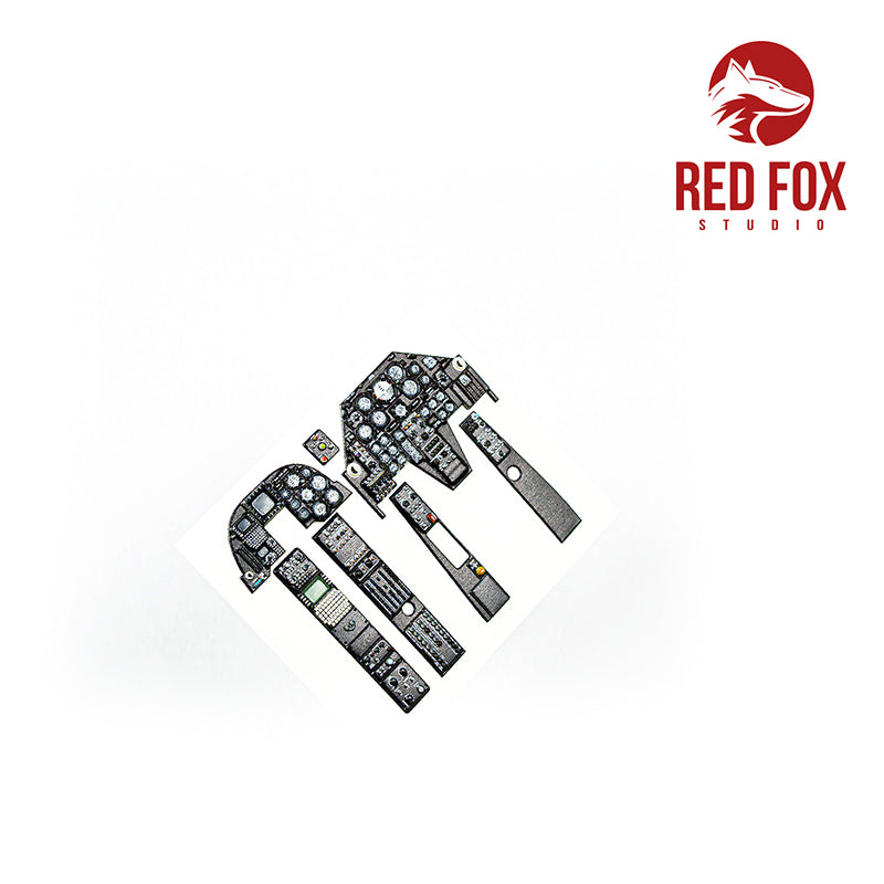 Red Fox RFS-35001 1:35 AH-1W Super Cobra 3D Instrument Panel