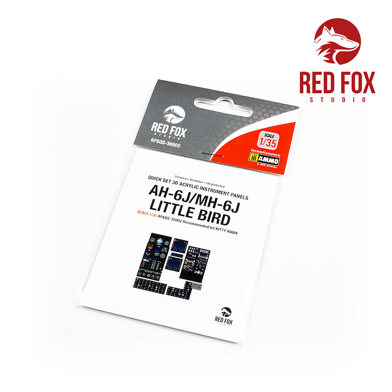 Red Fox RFS-35002 1:35 AH-6J/MH-6J Little Bird 3D Panel