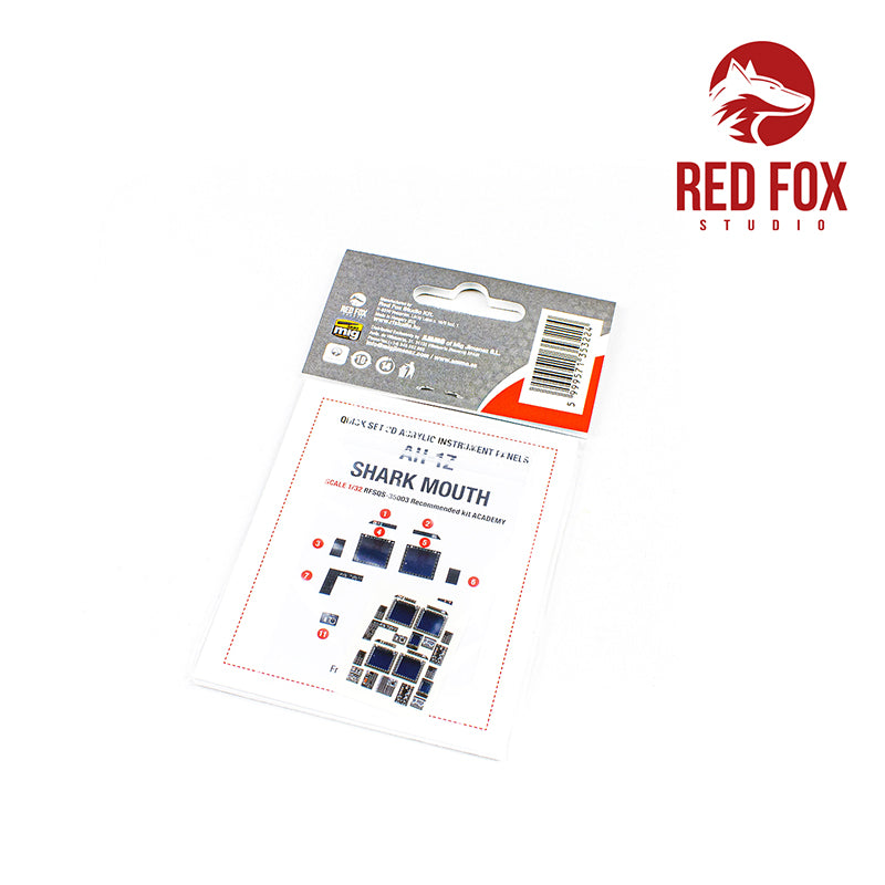 Red Fox RFS-35003 1:35 AH-1Z Shark Mouth 3D Instrument Panel