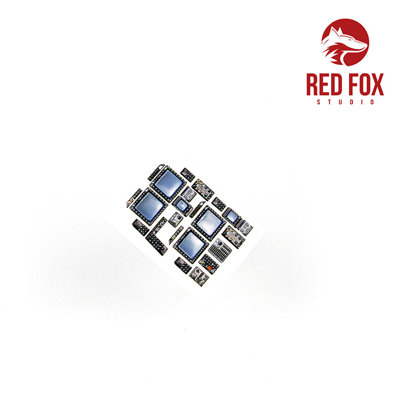 Red Fox RFS-35003 1:35 AH-1Z Shark Mouth 3D Instrument Panel