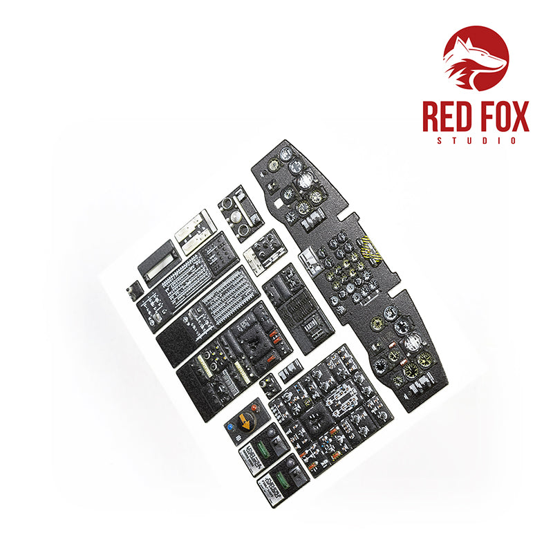 Red Fox RFS-35007 1:35 CH-47A Chinook 3D Acrylic Instrument Panel