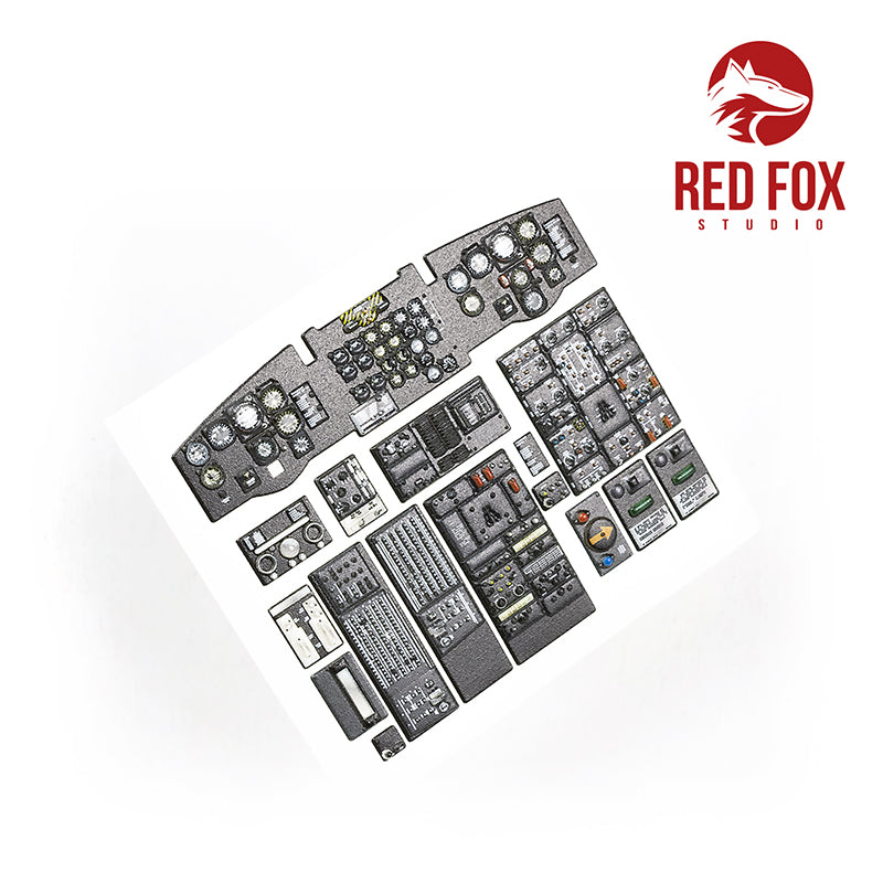 Red Fox RFS-35007 1:35 CH-47A Chinook 3D Acrylic Instrument Panel