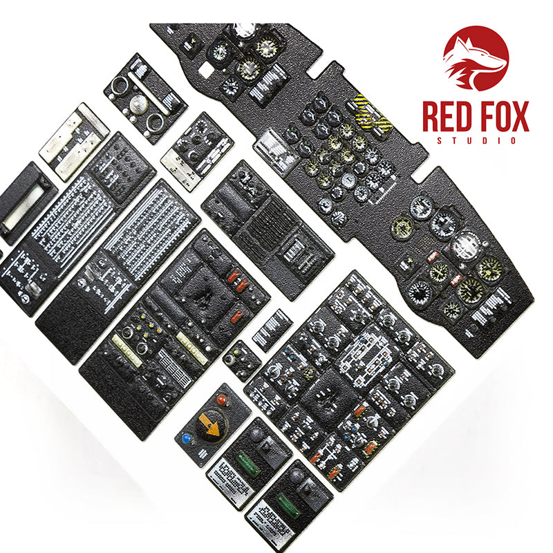 Red Fox RFS-35007 1:35 CH-47A Chinook 3D Acrylic Instrument Panel