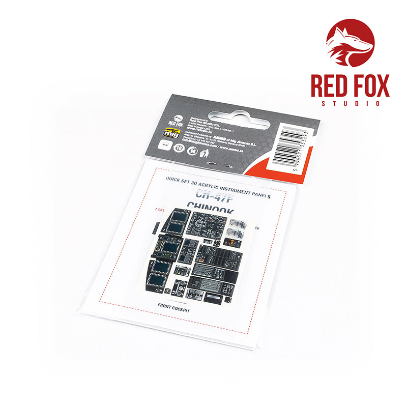 Red Fox RFS-35010 1:35 CH-47F Chinook 3D Acrylic Instrument Panel