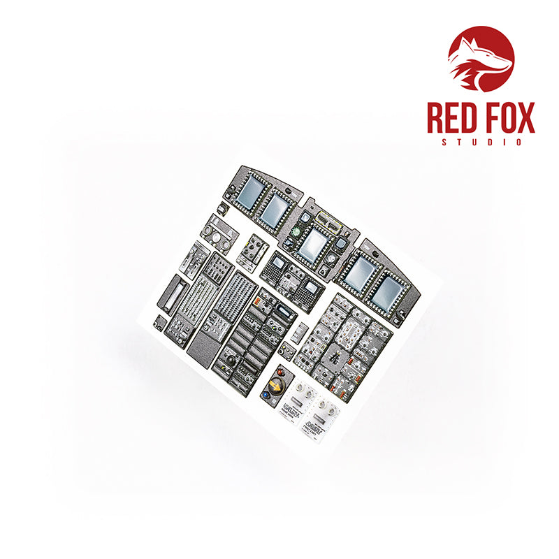 Red Fox RFS-35010 1:35 CH-47F Chinook 3D Acrylic Instrument Panel