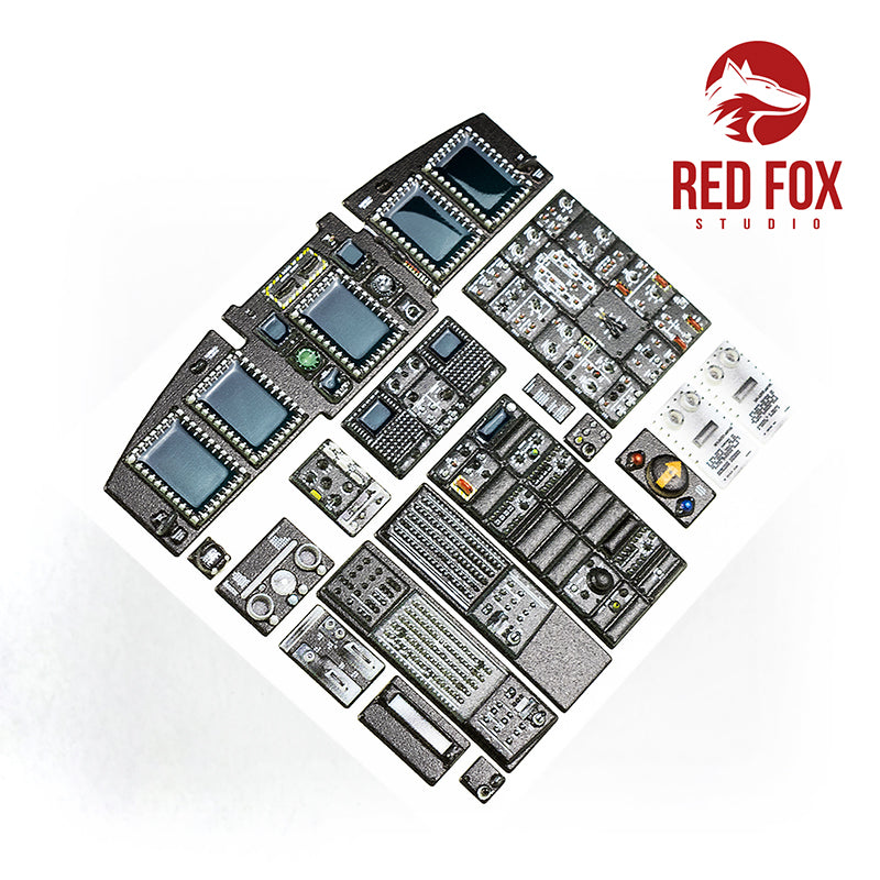 Red Fox RFS-35010 1:35 CH-47F Chinook 3D Acrylic Instrument Panel