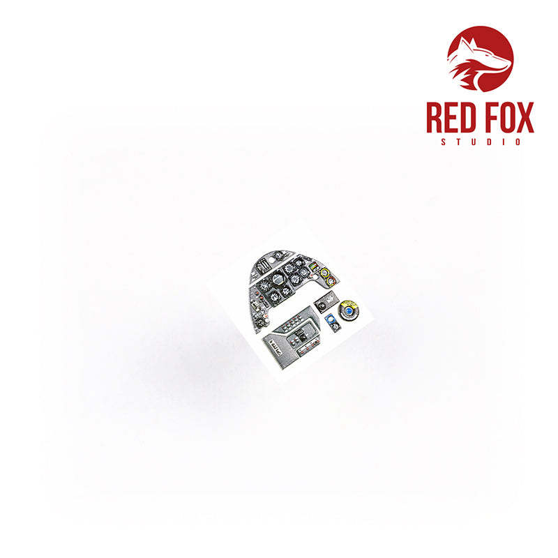 Red Fox RFS-35011 1:35 Bf-109G-6 3D Acrylic Instrument Panel