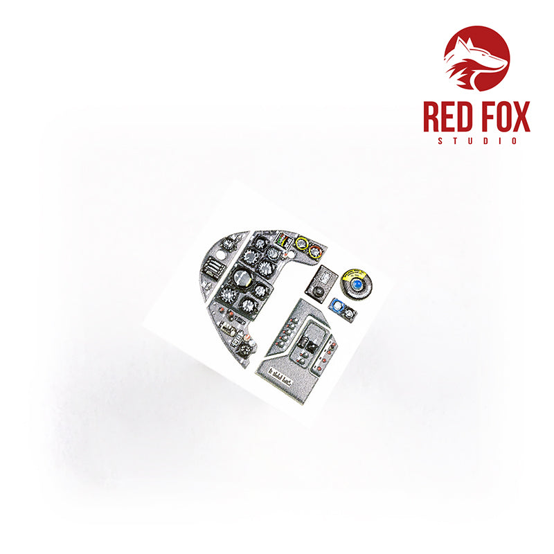 Red Fox RFS-35011 1:35 Bf-109G-6 3D Acrylic Instrument Panel