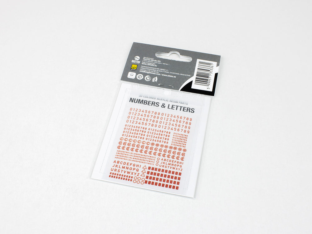 Red Fox RFS-35017 1:35 US AFV Numbers & Letters Vol.1 3D Panel