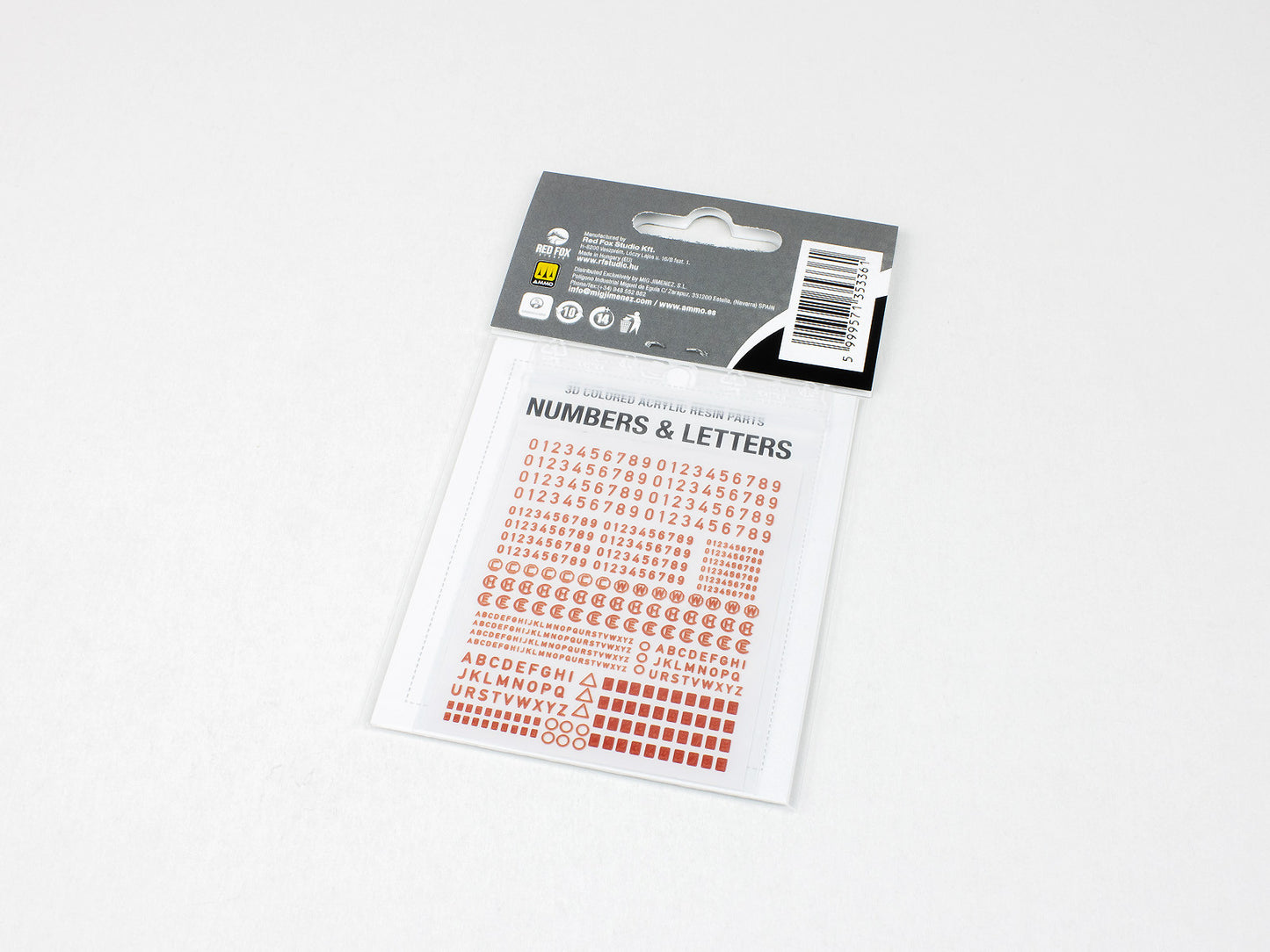 Red Fox RFS-35017 1:35 US AFV Numbers & Letters Vol.1 3D Panel