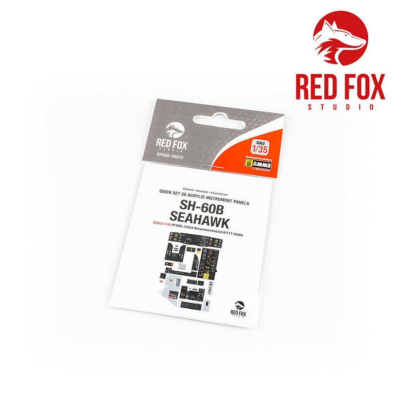 Red Fox Studio RFS-35023 1:35 Sikorsky SH-60B Seahawk 3D Acrylic Instr. Panel