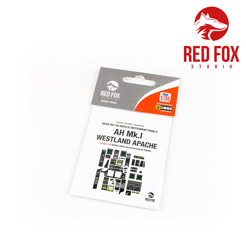 Red Fox RFS-35041 1:35 AH Mk.1 Apache Longbow 3D Instrument Panel