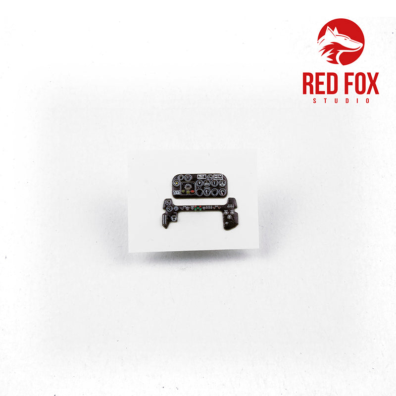 Red Fox Studio RFS-48001 1:48 Lavochkin La-5FN Quick Set 3D Acrylic Instr. Panel