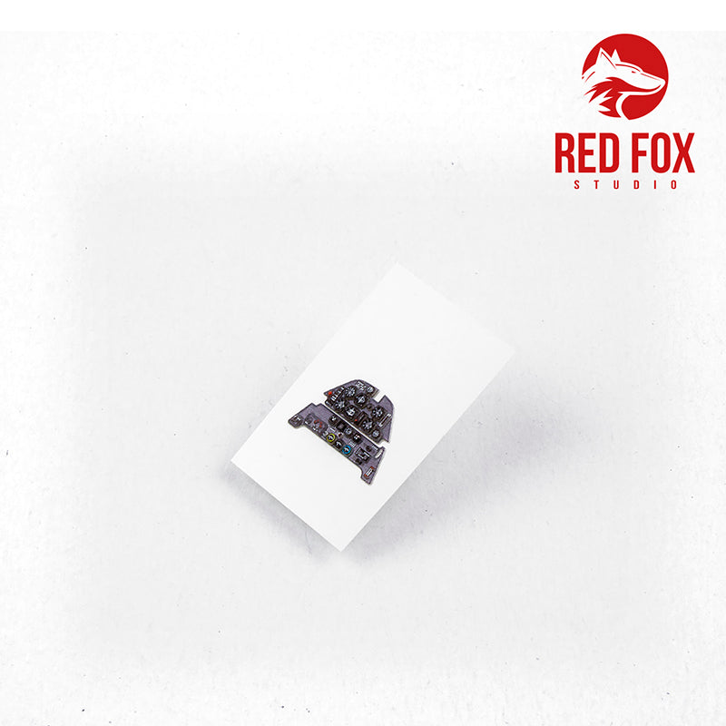 Red Fox RFS-48003 1:48 Bf-109E-1 3D Acrylic Instrument Panel