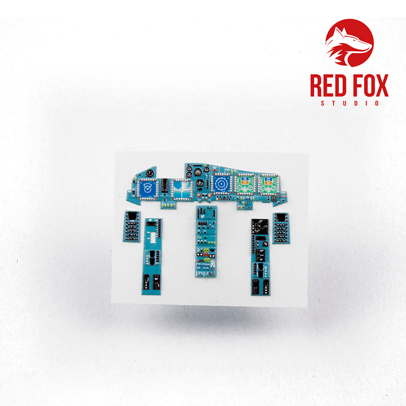 Red Fox RFS-48010 1:48 Su-34 Fullback 3D Acrylic Instrument Panel