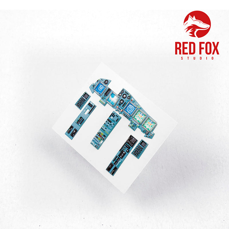 Red Fox RFS-48010 1:48 Su-34 Fullback 3D Acrylic Instrument Panel