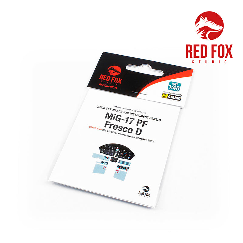 Red Fox RFS-48011 1:48 MiG-17PF Fresco D 3D Instrument Panel