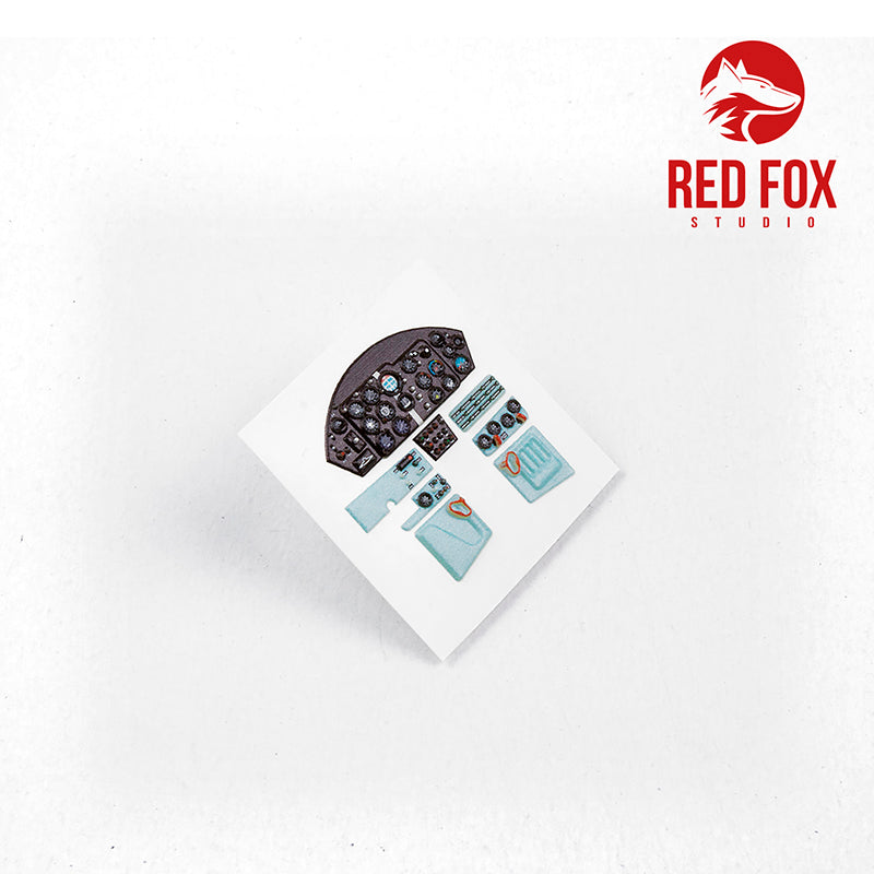 Red Fox RFS-48011 1:48 MiG-17PF Fresco D 3D Instrument Panel