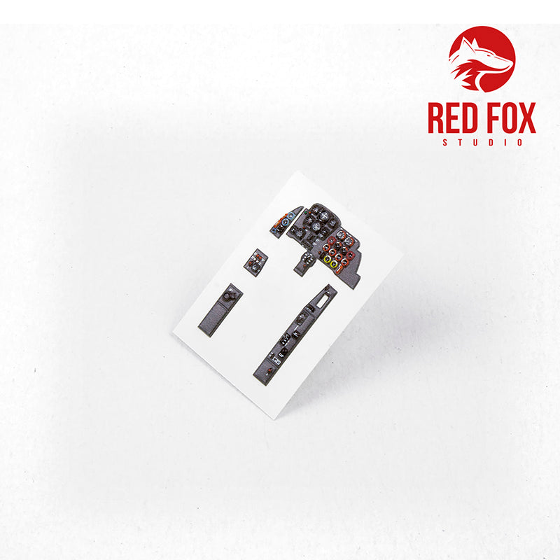 Red Fox RFS-48013 1:48 Me-262A-2a/U2 3D Acrylic Instrument Panel