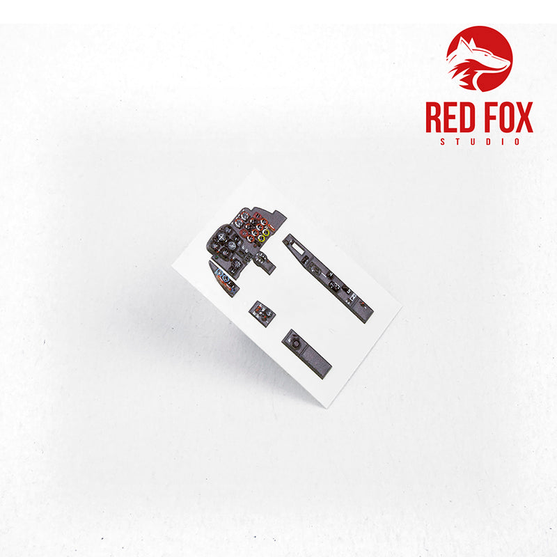 Red Fox RFS-48013 1:48 Me-262A-2a/U2 3D Acrylic Instrument Panel