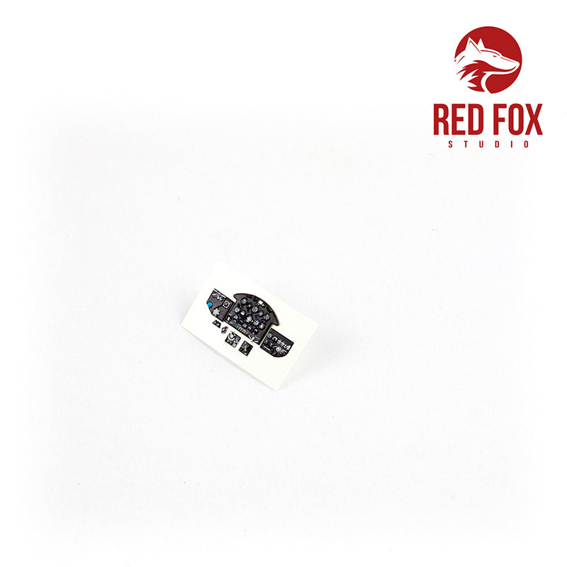 Red Fox Studio RFS-48014 1:48 Mikoyan MiG-3 Quick Set 3D Acrylic Instr. Panel