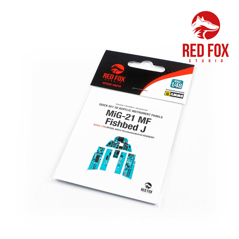 Red Fox RFS-48015 1:48 MiG-21MF Fishbed J 3D Instrument Panel