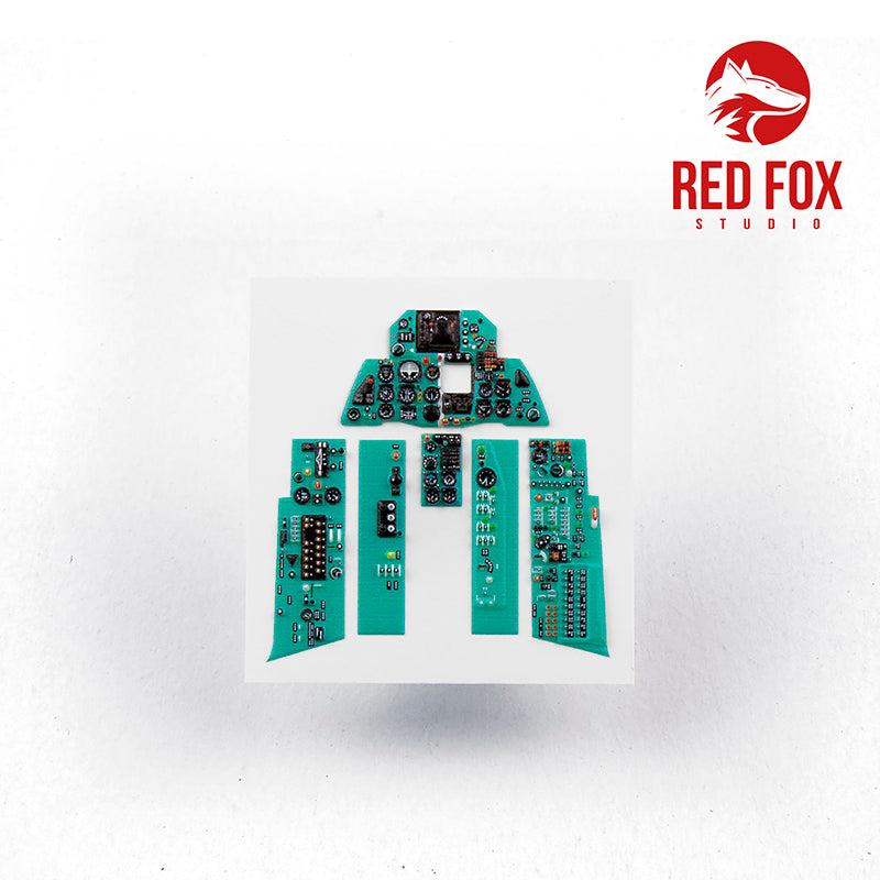 Red Fox RFS-48015 1:48 MiG-21MF Fishbed J 3D Instrument Panel