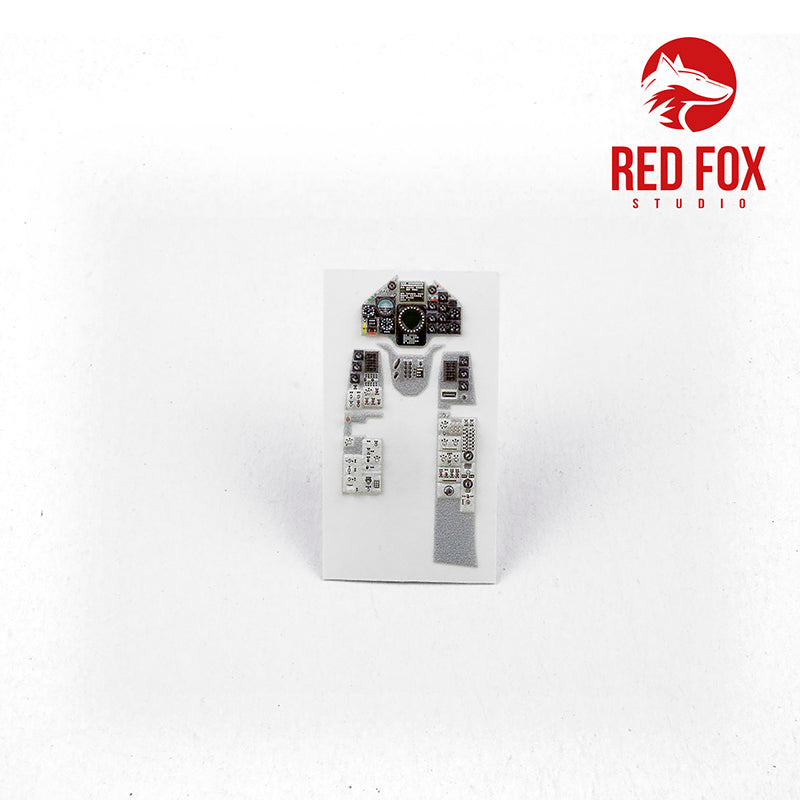 Red Fox Studio RFS-48016 1:48 Saab AJ-37 Viggen Quick Set 3D Instr. Panel
