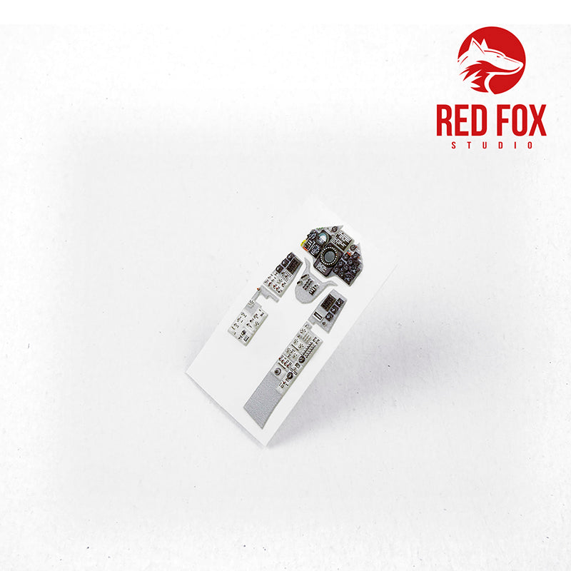 Red Fox Studio RFS-48016 1:48 Saab AJ-37 Viggen Quick Set 3D Instr. Panel
