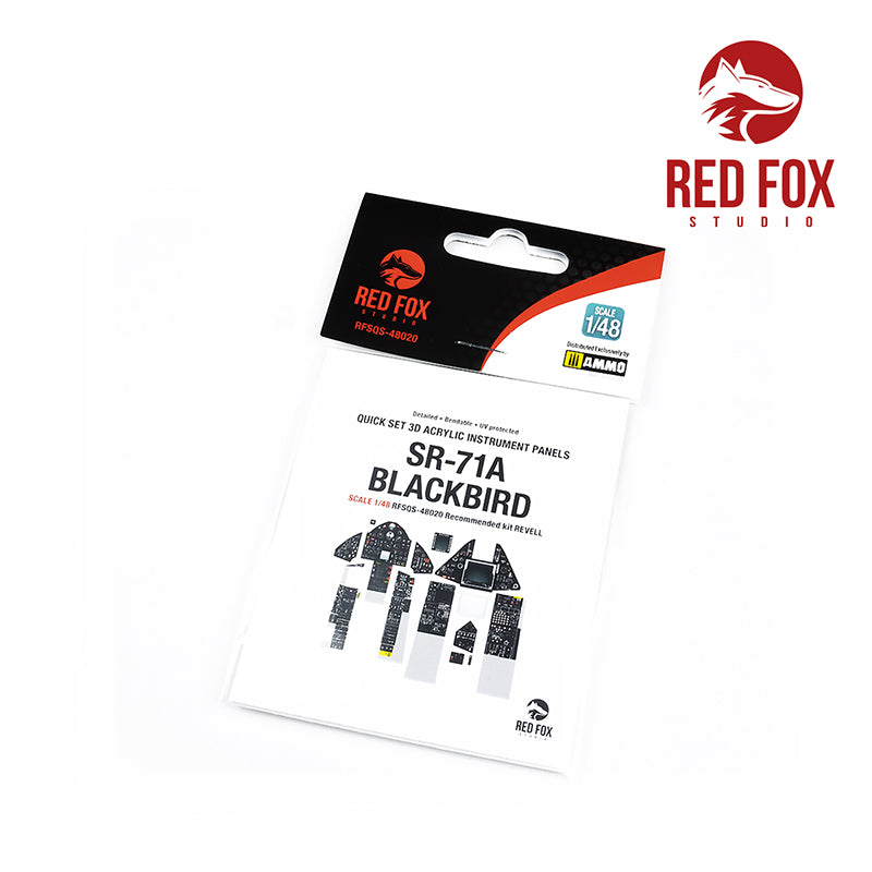 Red Fox RFS-48020 1:48 SR-71 Blackbird 3D Acrylic Instrument Panel