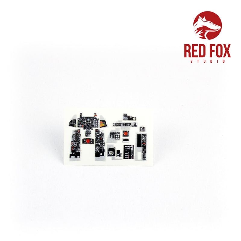 Red Fox RFS-48021 1:48 F-4B/N Phantom II 3D Instrument Panel
