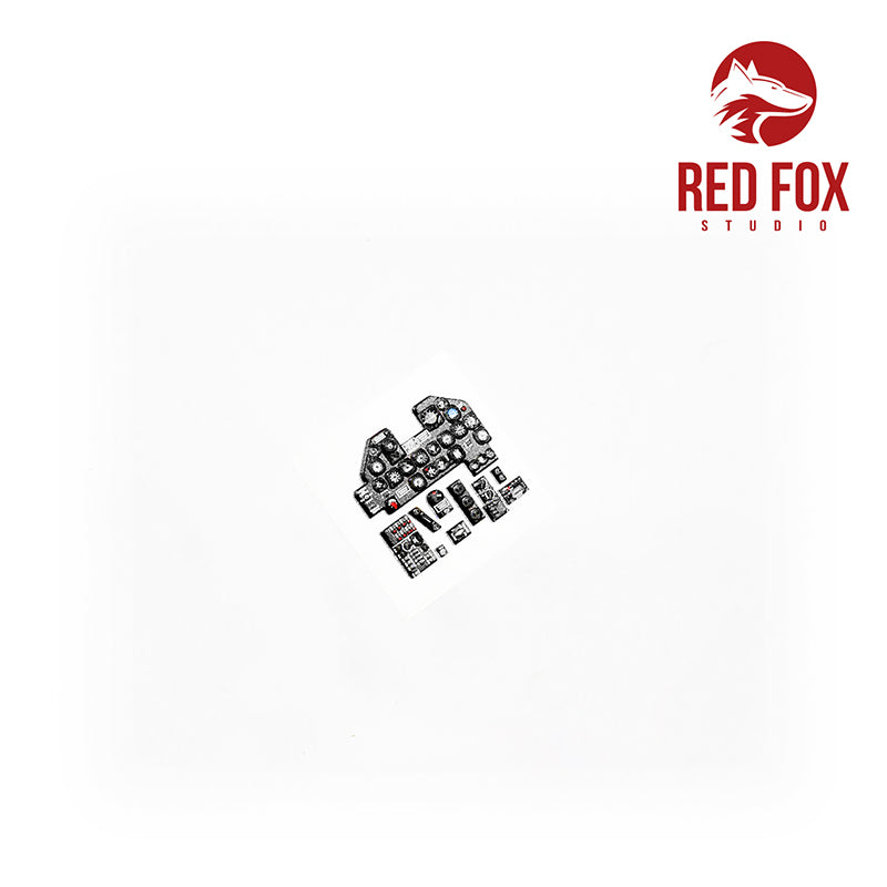 Red Fox RFS-48022 1:48 P-47D Thunderbolt 3D Instrument Panel
