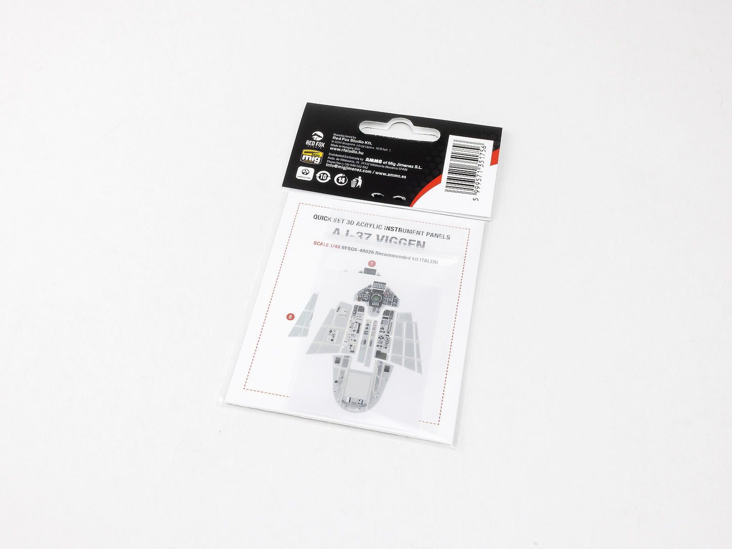 Red Fox Studio RFS-48026 1:48 Saab JA-37/AJ-37 'Viggen'