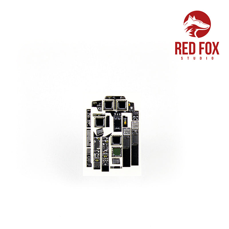 Red Fox RFS-48032 1:48 AH-64E Apache 3D Acrylic Instrument Panel