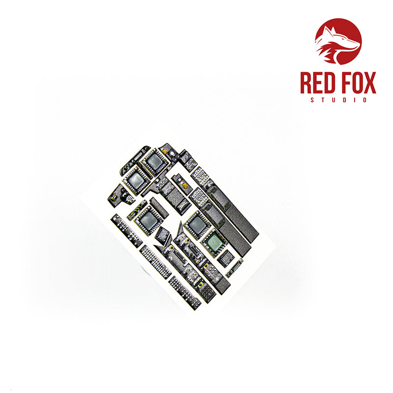 Red Fox RFS-48032 1:48 AH-64E Apache 3D Acrylic Instrument Panel