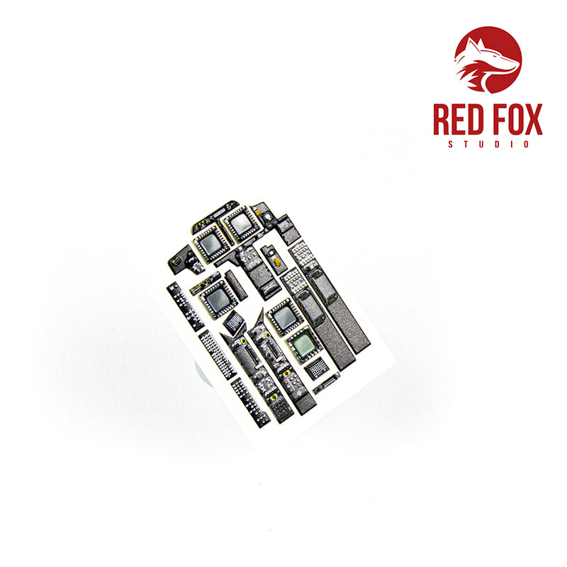 Red Fox RFS-48035 1:48 AH-64D Apache Longbow 3D Panel