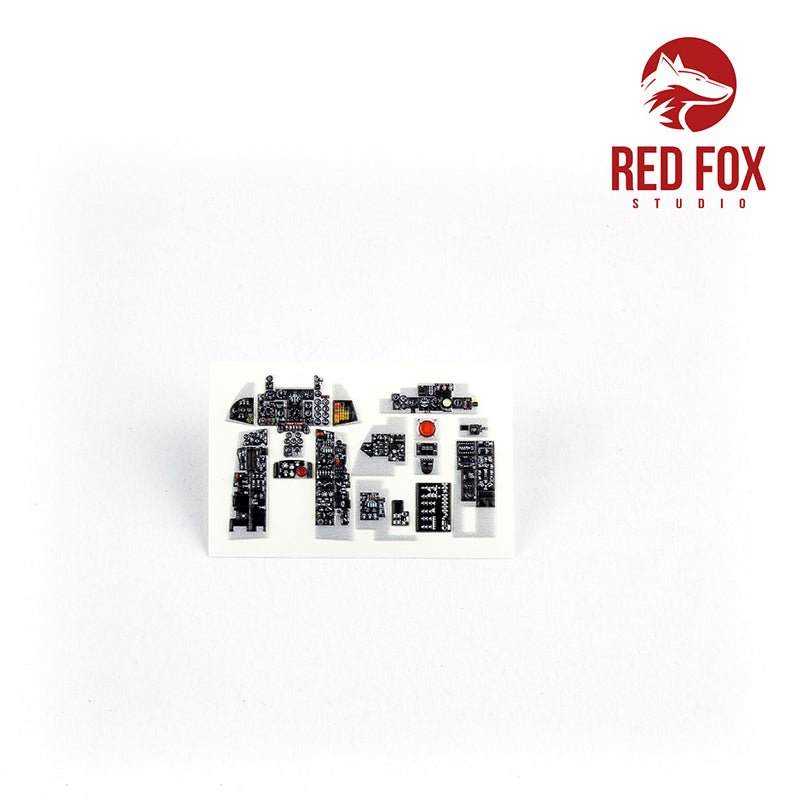Red Fox RFS-48038 1:48 F-4J Phantom II 3D Instrument Panel