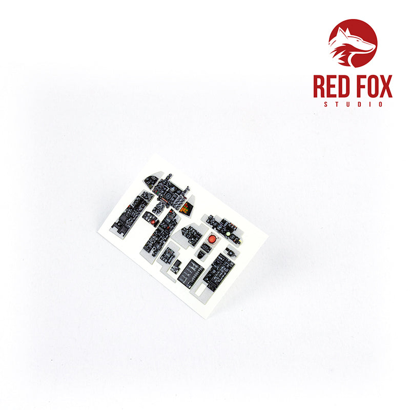 Red Fox RFS-48038 1:48 F-4J Phantom II 3D Instrument Panel